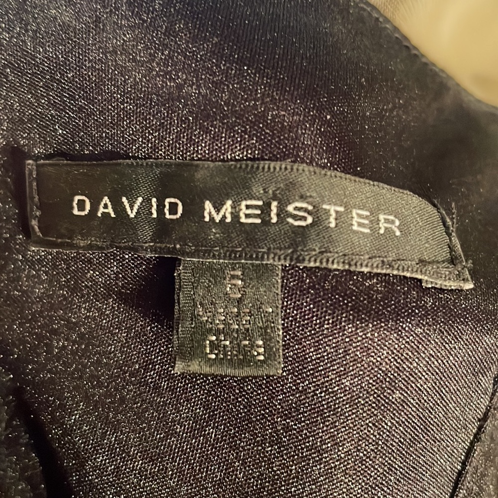 David Meister cocktail dress sz 6 - Picture 5 of 6